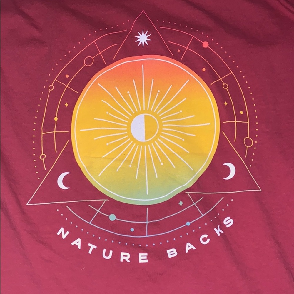 Nature Backs Mars Tshirt